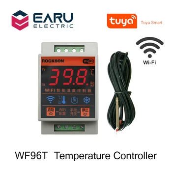 Inteligent WIFI Controler de Temperatura Termostat Digital de Control de la Distanță TRV Cazan de Încălzire Răcire Timer Alarma de Tuya de Viață Inteligentă Imagine 2