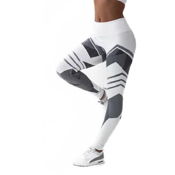 Europa și Statele Unite ale americii new hip lift de mare talie jambiere pantaloni de flori de imprimare digitală exercițiu de yoga jambiere de fitness