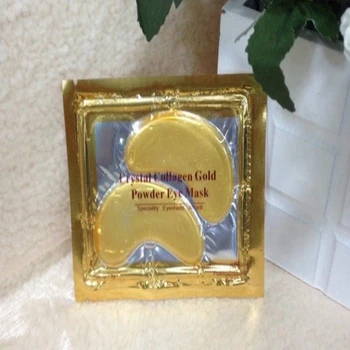 Cristal de Colagen Pulbere de Aur Masca pentru Ochi Anti-Imbatranire Cercurile Intunecate de Acnee Frumusete Patch-uri Pentru Ochi de Îngrijire a Pielii Cosmetice coreene 20p=10pairs Imagine 2