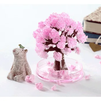 Copacul De Hartie Floare Pom De Crăciun Magic Udarea Să Crească Creative Cristal Magic Jucării De Brad Cadourile De Crăciun