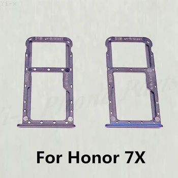 Pentru Huawei Honor 7X Cartelei SIM Slot Tava Pentru Honor7X piese de schimb