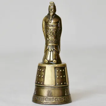 Matel materiale Artificiale Împăratului Qin Teracotă Warriors cupru bell artificiale Primul Împărat Qin cupru bell Imagine 2