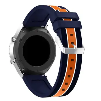 Eliberare rapidă 22mm Universal de Trupa Ceas Curea Silicon brățară Brățară Tipărite Watchband Pentru Samsung Gear S3 Frontieră Wriststrap