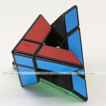 Sengso Piramida, cub Gol Turn Speical Forma de Cuburi Magice Pyramorphix Stickerless Triunghi cu 4 Fețe Negre poftă de mâncare Puzzle-uri Magice Imagine 2