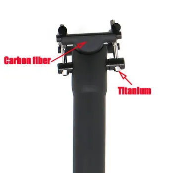 ELITA UNUL MTB Seat post 27.2 mm Fibră de Carbon Munte/Biciclete Rutier Seatpost 30.8/31.6 mm Lumină 125-165g UD Mat Imagine 2