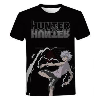 Hunter X Hunter 3D Imprimate T-shirt Barbati Femei Anime HxH Harajuku Moda Streetwear Casual cu Maneci Scurte Topuri Supradimensionate