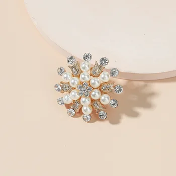 Elegant White Pearl Floare De Cristal Femei Inel Bijuterii Accesorii De Lux Coreean Floare Zircon Inel De Logodnă, Petrecere, Cadou