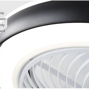 Modern lampă cu LED-uri ventilator cu lampa de iluminat de control de la distanță fan app Bluetooth inteligent ventilator de tavan de la distanță lampă de control ventilator de tavan Imagine 2