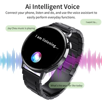 Lige Afaceri AMOLED Smartwatch 2022 Temperatura Corpului Detectarea Ceas Pentru Bărbați Ceas Inteligent Bluetooth Apel Baterie de Mare Capacitate