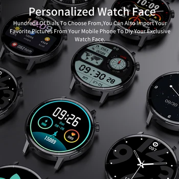 Lige Afaceri AMOLED Smartwatch 2022 Temperatura Corpului Detectarea Ceas Pentru Bărbați Ceas Inteligent Bluetooth Apel Baterie de Mare Capacitate Imagine 2
