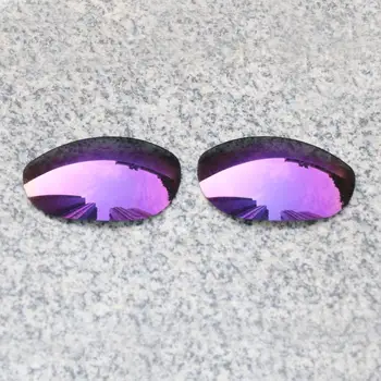 E. O. S Polarizate Îmbunătățită Lentile de Înlocuire pentru Oakley Monstru Câine ochelari de Soare - Violet Violet Polarizati Oglinda