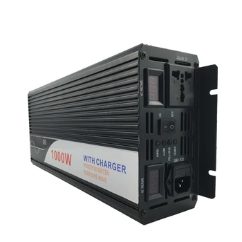 Up invertor 1000W pure sine wave inverter cu încărcător 12V 24V 48v DC la AC 220V 230V 240v solar invertor de putere