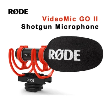 Rode VideoMic GO II Pusca Microfon Sistem de Înregistrare Video pentru DSLR-Uri de Calculator Comprimat Profesionale Microfon Directional