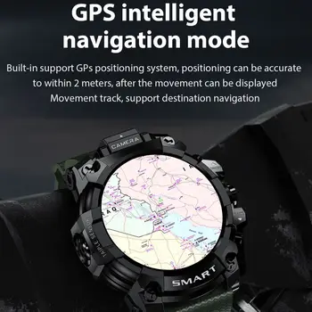 Noi 2022 Ceas Inteligent Bărbați Fitness Bluetooth, 4G, Wifi, GPS Runda 4+64G Camera Dublă Aerobic Sport rezistent la apa Memento Mesaj