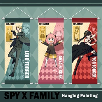 Noi 2022 SPION X FAMILIEI Scroll Pânză Agățat de Perete Pictura Decor Acasă Anime Poster Twilight Loid Falsificator Yor Anya Cameră Decor