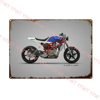 Retro Autocycle Vintage din Metal Poster Motocicleta Tin Semne Placa de Garaj Home Decor de Perete Accesorii Moto Placa 20x30cm Imagine 2