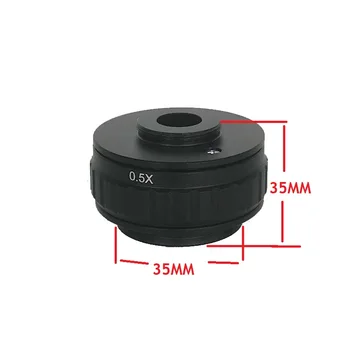 0,5 X C-Mount Lens Adaptor de 35mm Diametru Teren Pentru Simul Focal Microscop Stereo Trinocular Camera Video Imagine 2