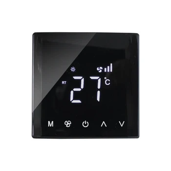 LCD Display T900 Fan Coil Unit Termostat de Înaltă Calitate, Aer Conditionat cu Termostat Controler de Viteză Ventilator Panou de Control Imagine 2