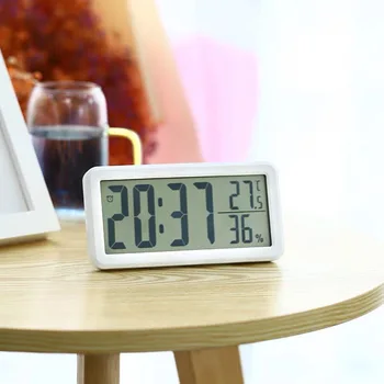 Slim Nordic Ceas Digital de Alarmă Alimentate de o Baterie Mare, Ecran LED Electronic Simplu Ceas de Birou Ceas de Birou Acasă Desktop Decor