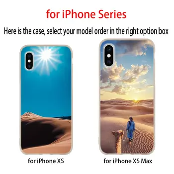 Silicon moale Caz Pentru iPhone 13 11 12 Pro X XS Max XR 6 6S 7 8 Plus 5 S SE Mini Mat Acoperire Fierbinte Camila in Desert Oasis Imagine 2