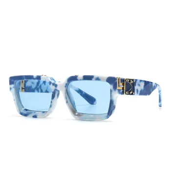 Moda Clasic Pătrat ochelari de Soare Pentru Barbati Femei de Lux de Brand Designer de Epocă uri de Călătorie de Conducere Ochelari de Soare Oglindă Nuante UV400 Imagine 2