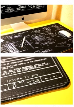Xxl Mouse Pad Model Apple Mousepad Gamer Pad Tastatură Birou Mat Design Desen Pad Covor Pentru Mouse De Calculator Rogojini Mare
