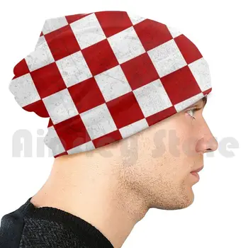 Croația Red & White Căciuli Pulover Capac Confortabil Croata Croația Cr Hr Hrvatska Europa De Copii Mândria De Fotbal Imagine 2
