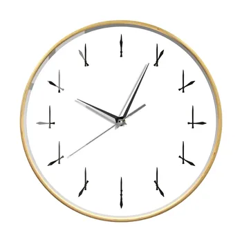Ceas Termen De Ceasuri Redundante Ceas De Perete Home Decor De Perete Ceas De Arta Minimalist Redundanță Tăcut Non Ceas Ticăie Pentru Dormitor Imagine 2