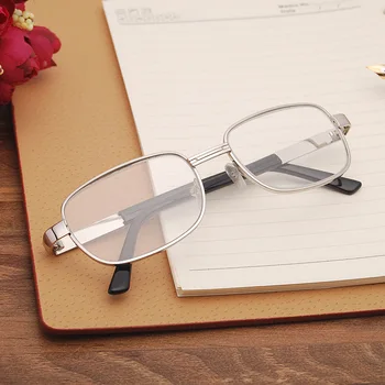 Noul high-definition cristal de sticlă de ochelari de citit, nu se teme de zgarieturi metal mare rama de ochelari de citit