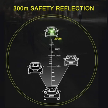 6Pcs 3D Puternic Masina Autocolante Reflectorizante Decal Anti Coliziune Bandă Reflector Noapte Vizibilitatea Luminile de Avertizare Benzi de Siguranță Marca