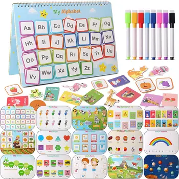 Montessori a Ocupat de Carte pentru Copii, Jucarii Montessori pentru Copii mici, Autism Senzoriale Jucarii Educative Activități de Învățare Preșcolară Lates Imagine 2