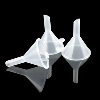 10buc Mini Plastic Mici Pâlnii Pentru Difuzor de Parfum sticlutele de Lichid Ulei Esențial de Laborator Umplere Instrumente Pentru Transferul de Parfum