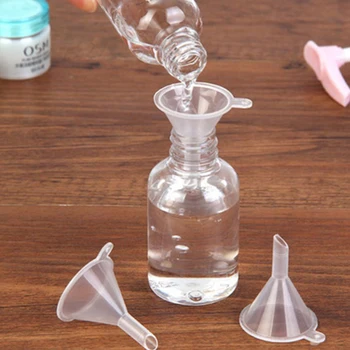 10buc Mini Plastic Mici Pâlnii Pentru Difuzor de Parfum sticlutele de Lichid Ulei Esențial de Laborator Umplere Instrumente Pentru Transferul de Parfum Imagine 2