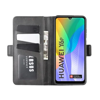 Caz Pentru Huawei Y6P Portofel din Piele Flip Cover Epocă Magnet Cazul în care Telefonul Pentru Huawei Y6P Coque
