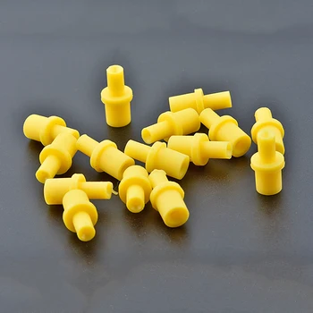 15 BUC Seringa silicon moale galben de pompare de aer gol în comun o parte de cauciuc conector ciss inkjet cartuș de curățare instrument curat Imagine 2